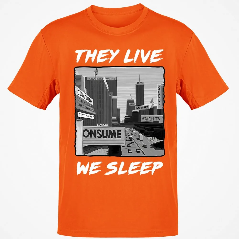 Classic Unisex T-Shirt - ZVFMG6J5 - Orange - 8