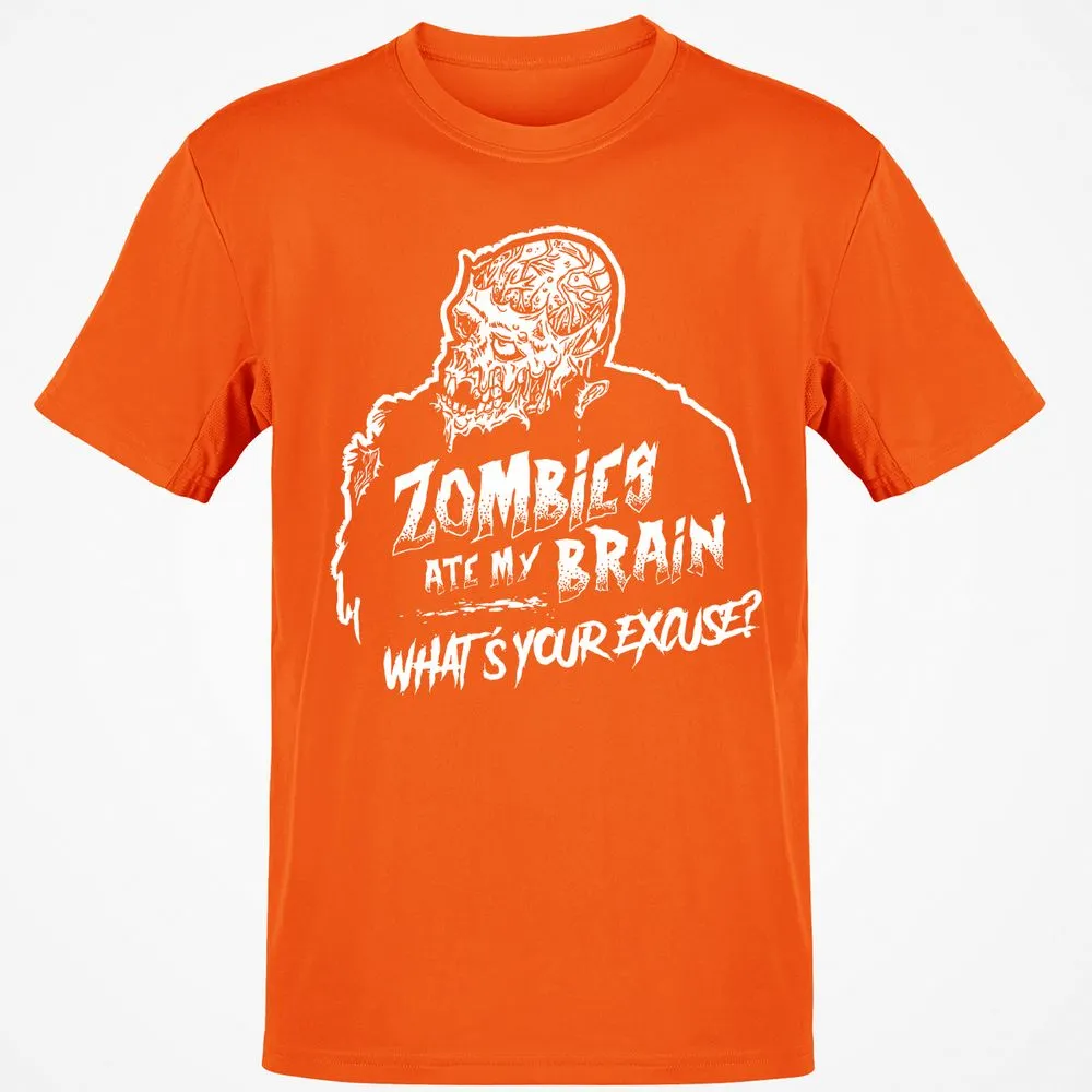 Zombies Ate My Brain - Orange - 8