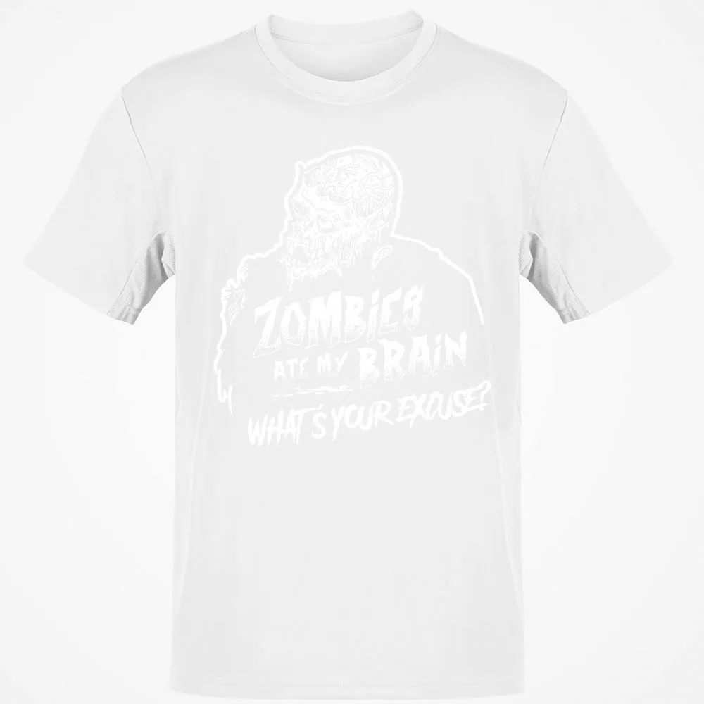 Zombies Ate My Brain - White - 12