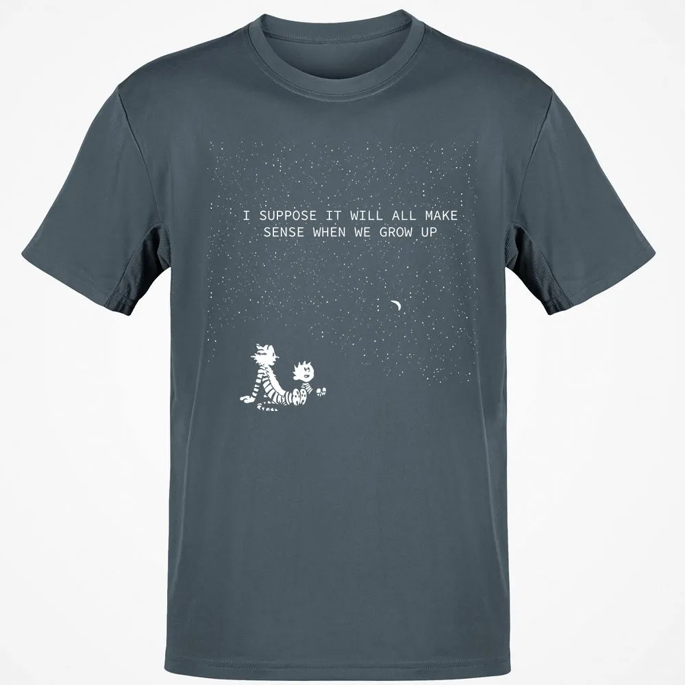 Calvin and Hobbes Stars - Charcoal - 3