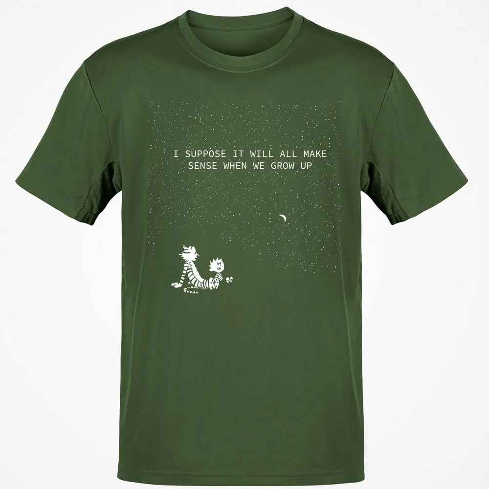Calvin and Hobbes Stars - Military Green - 6