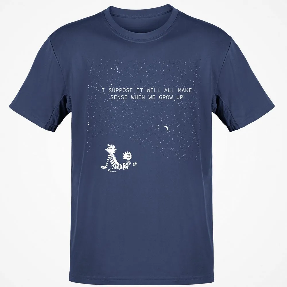 Calvin and Hobbes Stars - Navy - 7