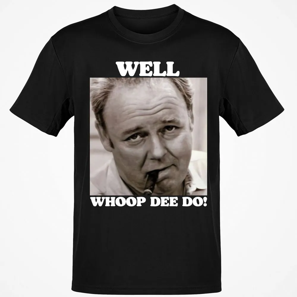 Funny 70s Tv Quote Whoop Dee Do - Black - 1