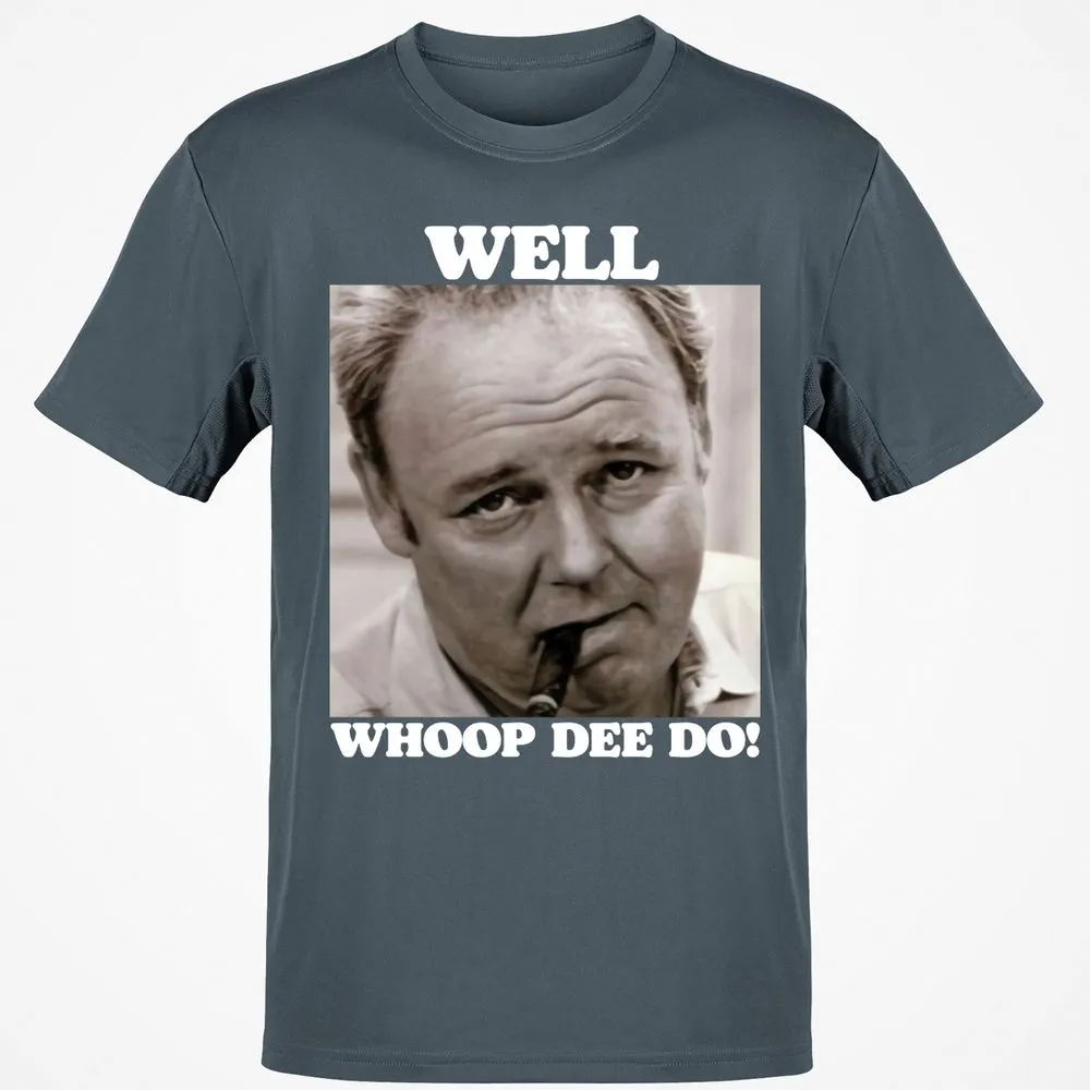 Funny 70s Tv Quote Whoop Dee Do - Charcoal - 3