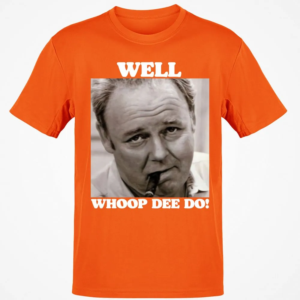 Funny 70s Tv Quote Whoop Dee Do - Orange - 8