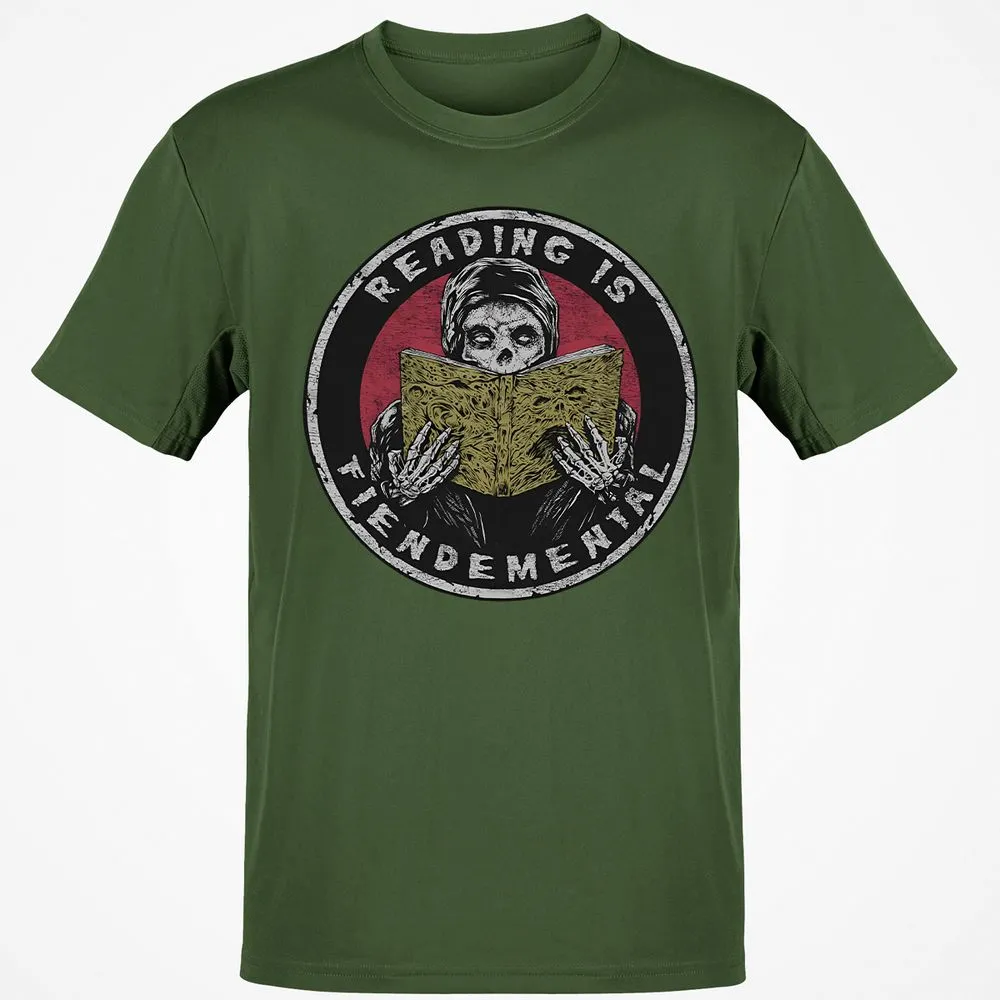 Reading Is Fiendemental - Military Green - 6