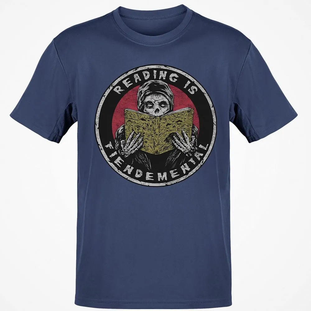 Reading Is Fiendemental - Navy - 7