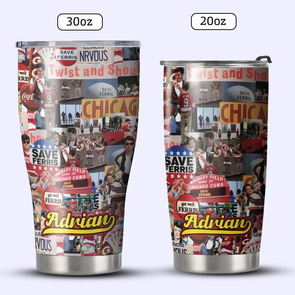 Ferris Bueller's Day Off Stainless Steel Tumbler - 4