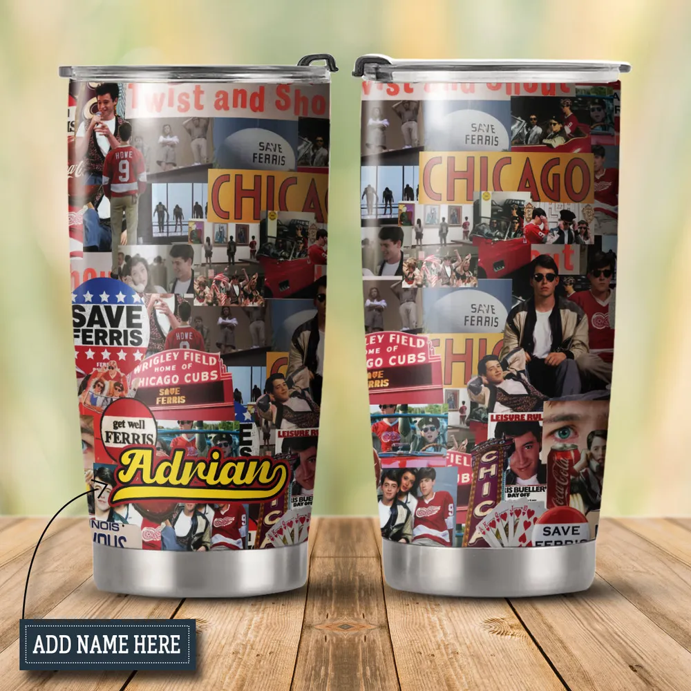 Ferris Bueller's Day Off Stainless Steel Tumbler - 1