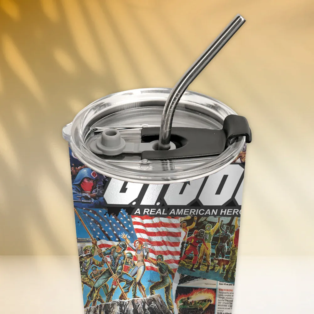 A Real American Hero G.I. Joe Vintage Stainless Steel Tumbler - 3