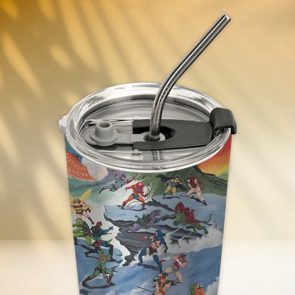 MOTU Castle Grayskull Battle Stainless Steel Tumbler - 3