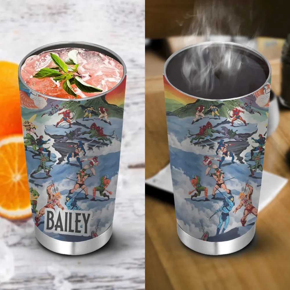 MOTU Castle Grayskull Battle Stainless Steel Tumbler - 2