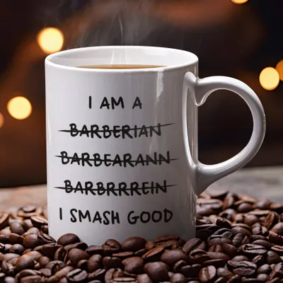 I Am A Barbarian Ceramic Mug