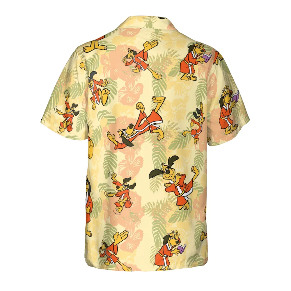 Kung Fu Dog Hong Kong Phooey Hawaiian Shirt - 3