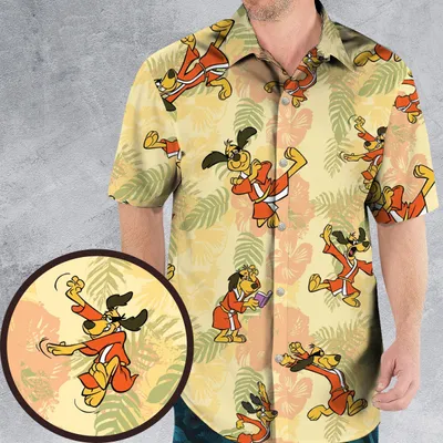 Kung Fu Dog Hong Kong Phooey Hawaiian Shirt