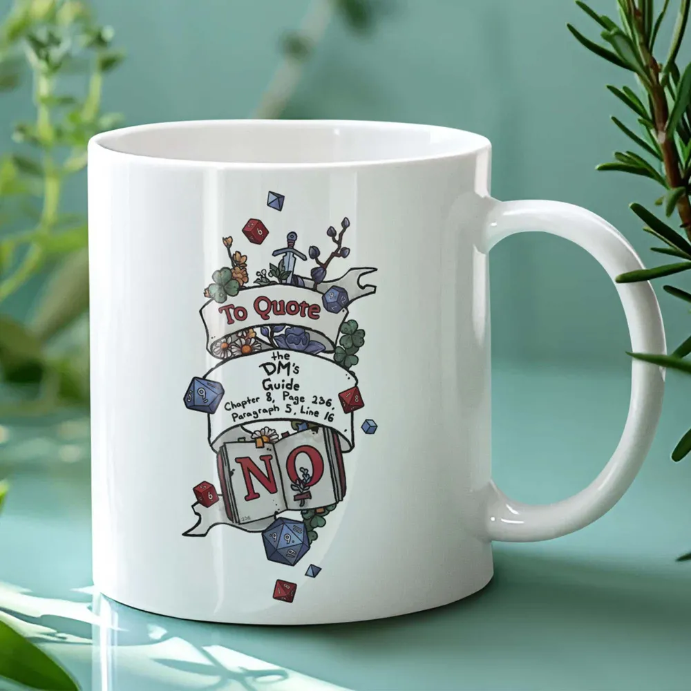 Don't Think About It Ceramic Mug - 1