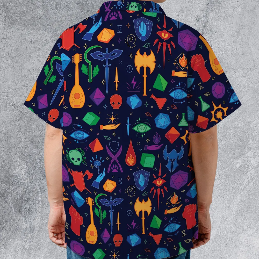 Colorful Dice Hawaiian Shirt - 3