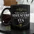 Adventure or Tea Black Ceramic Mug - 1