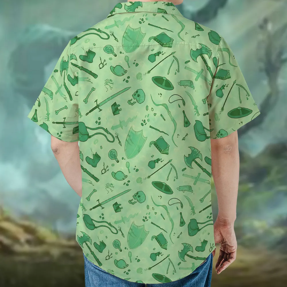 Inside the Gelatinous Cube Hawaiian Shirt - 3