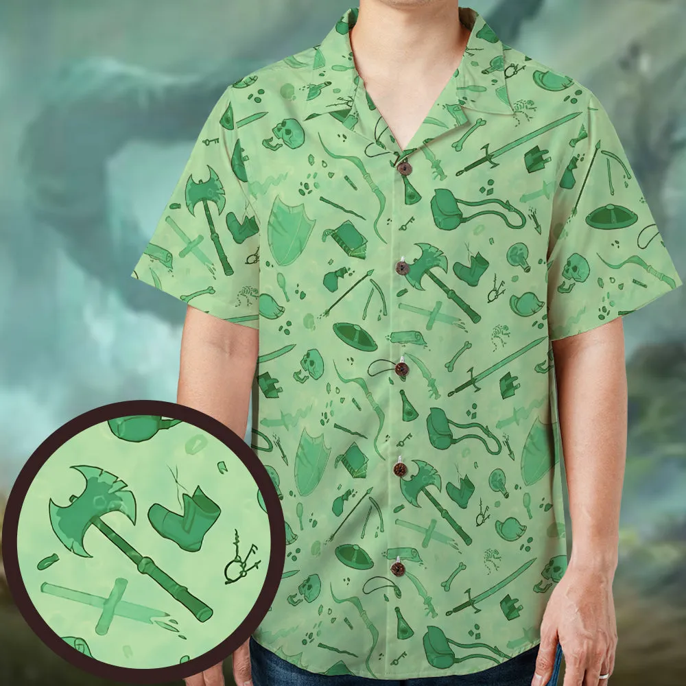 Inside the Gelatinous Cube Hawaiian Shirt - 1