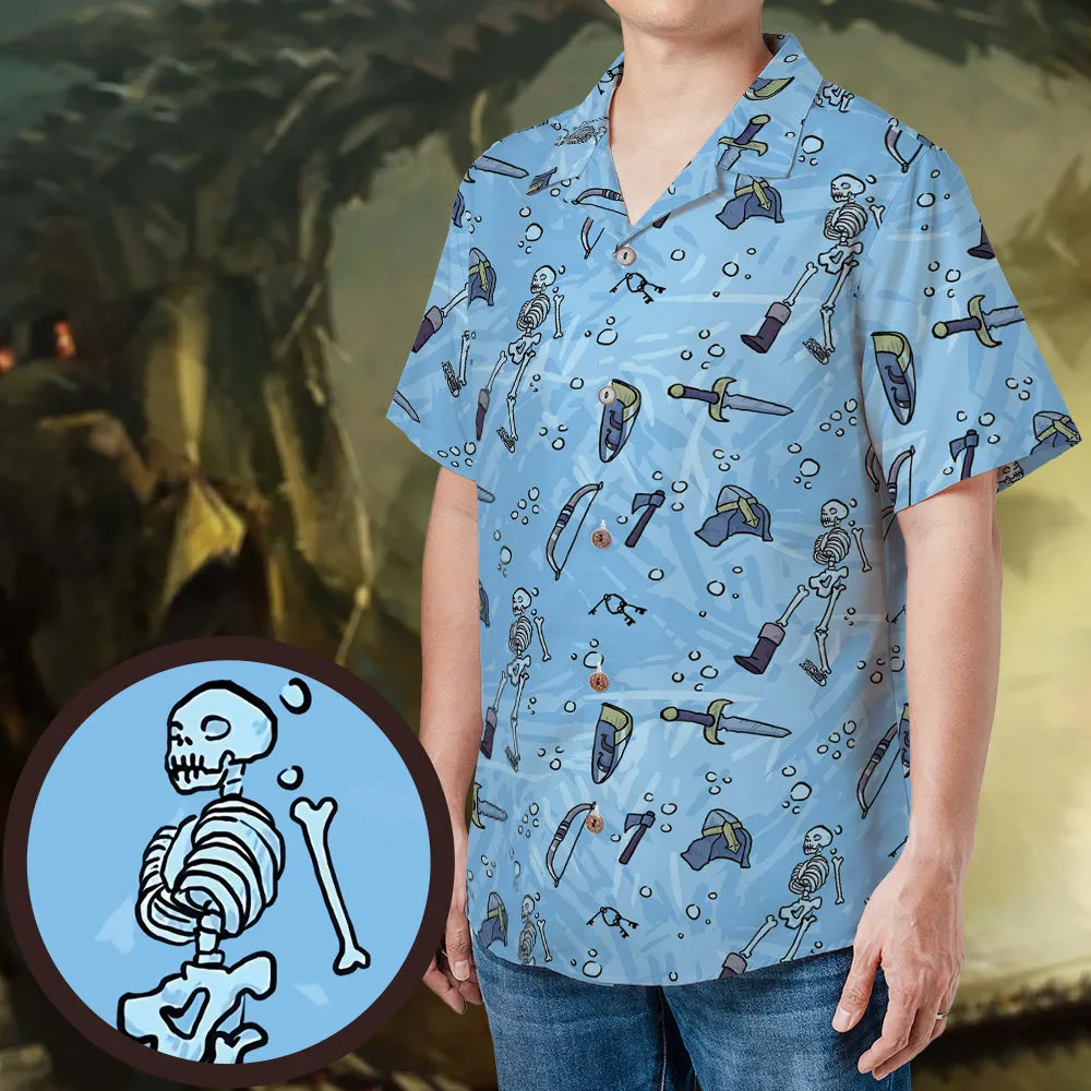 Dead Inside The Cube Hawaiian Shirt - 1
