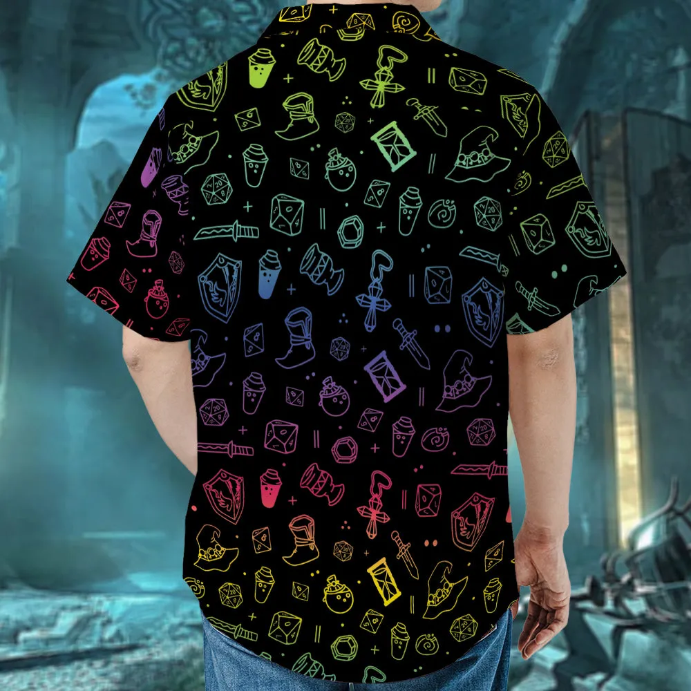 RPG Medieval Weapons Hawaiian Shirt - 3