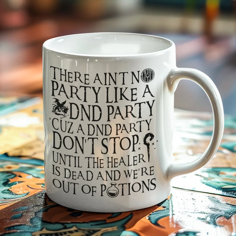 RPG Party Ceramic Mug - 1