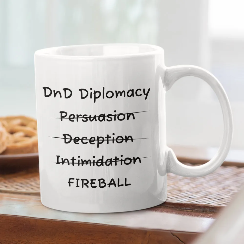 DnD Diplomacy Ceramic Mug - 1