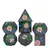 Lotus Metal Dice Set for DND Role Playing Games - 8