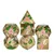 Lotus Metal Dice Set for DND Role Playing Games - 18