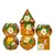 Lotus Metal Dice Set for DND Role Playing Games - 17