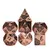 Lotus Metal Dice Set for DND Role Playing Games - 19