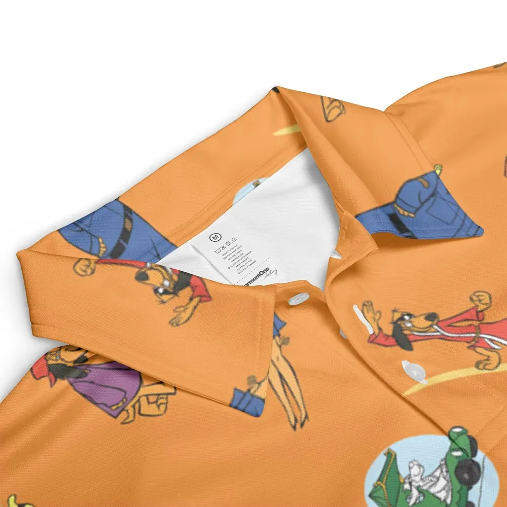 Kung-Fu Friends Hong Kong Phooey AOP Men/Women Polo Shirt - 3