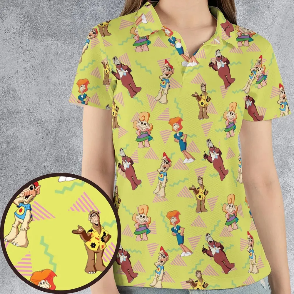Alf Tales Characters AOP Men/Women Polo Shirt - 4