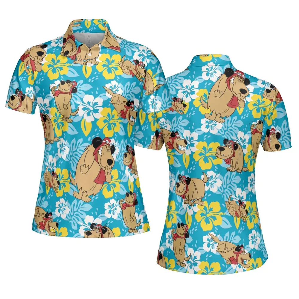 Bad Dog Muttley Wacky Races AOP Men/Women Polo Shirt - 5