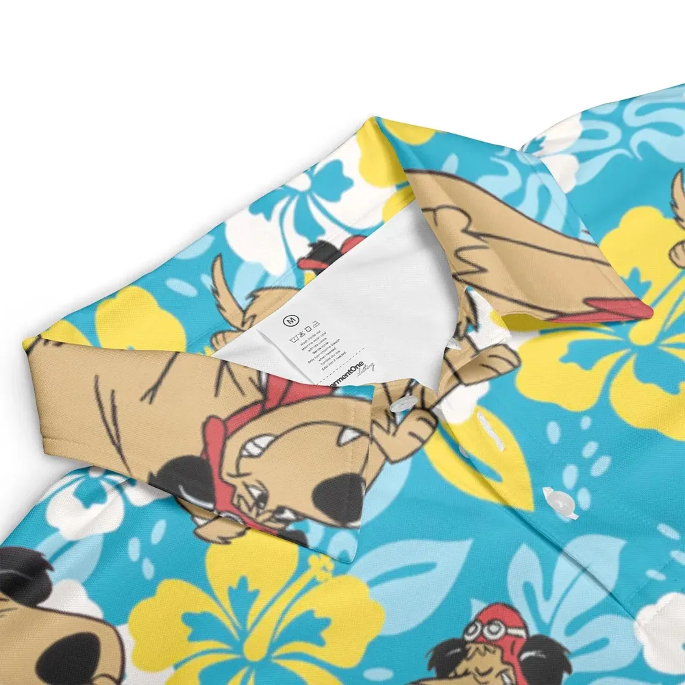 Bad Dog Muttley Wacky Races AOP Men/Women Polo Shirt - 3
