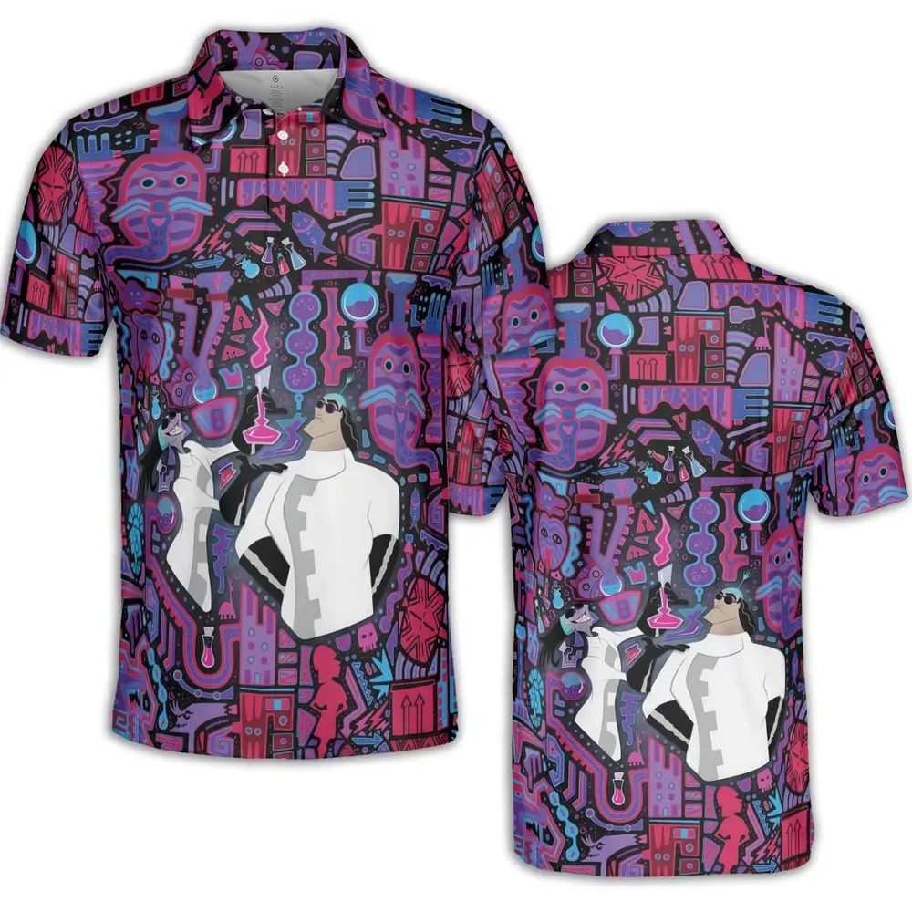 Mad Science Yzma The Emperor's New Groove AOP Men/Women Polo Shirt - 2