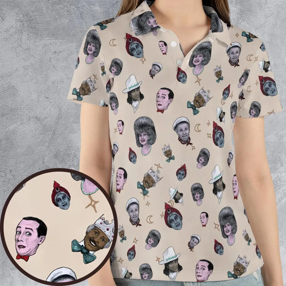 Pee-wee's Playhouse AOP Men/Women Polo Shirt - 4
