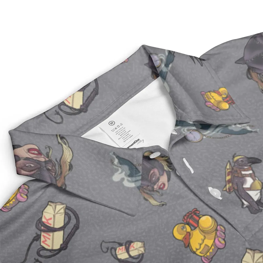 90s Returns Penguin and Catwoman AOP Men/Women Polo Shirt - 3