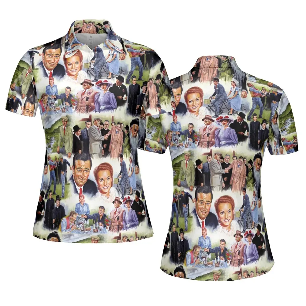 The Quiet Man AOP Men/Women Polo Shirt - 5