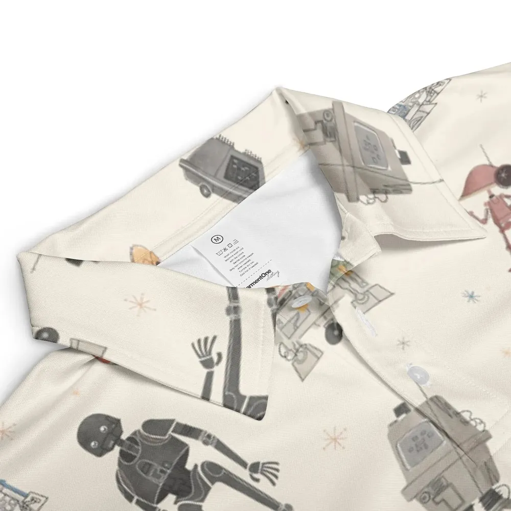 Droid Life SW AOP Men/Women Polo Shirt - 3