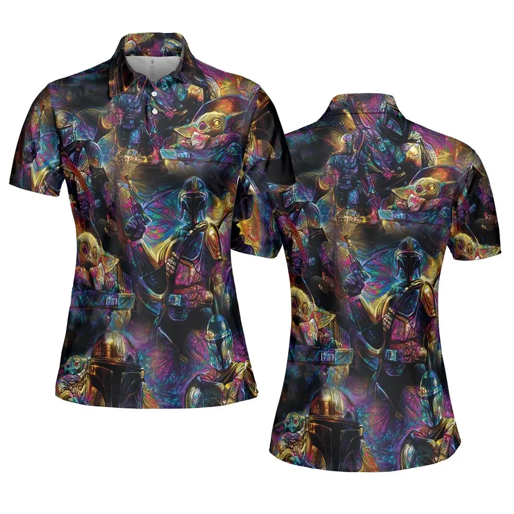 The Guardian Mandalorian AOP Men/Women Polo Shirt - 5