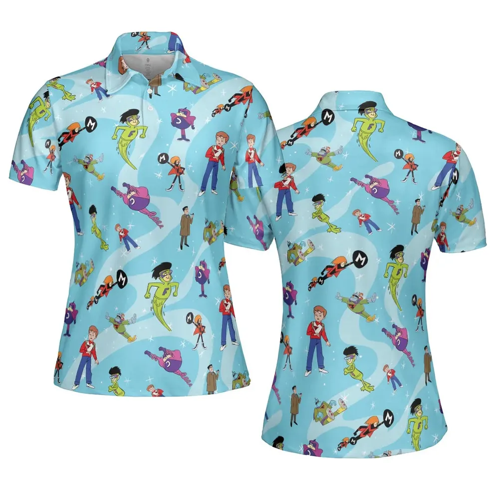 Frankenstein Jr. And The Impossibles AOP Men/Women Polo Shirt - 5