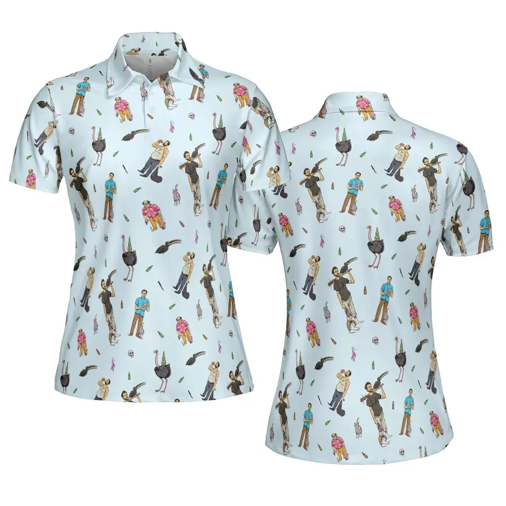 Count Duckula Characters AOP Men/Women Polo Shirt - 5