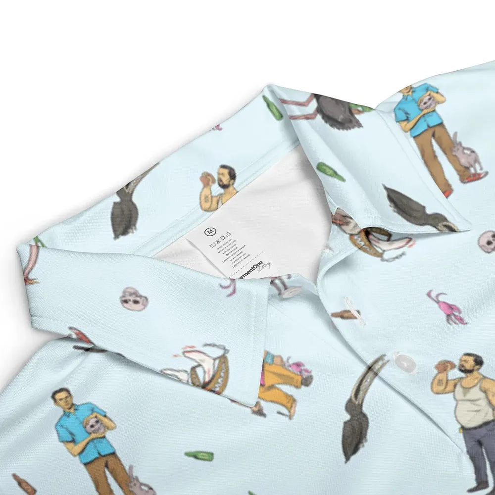 Count Duckula Characters AOP Men/Women Polo Shirt - 3