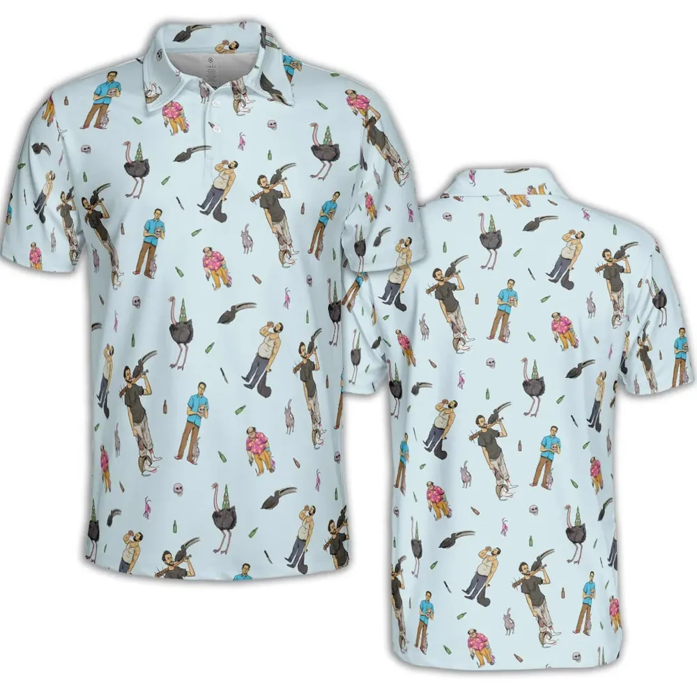 Count Duckula Characters AOP Men/Women Polo Shirt - 2