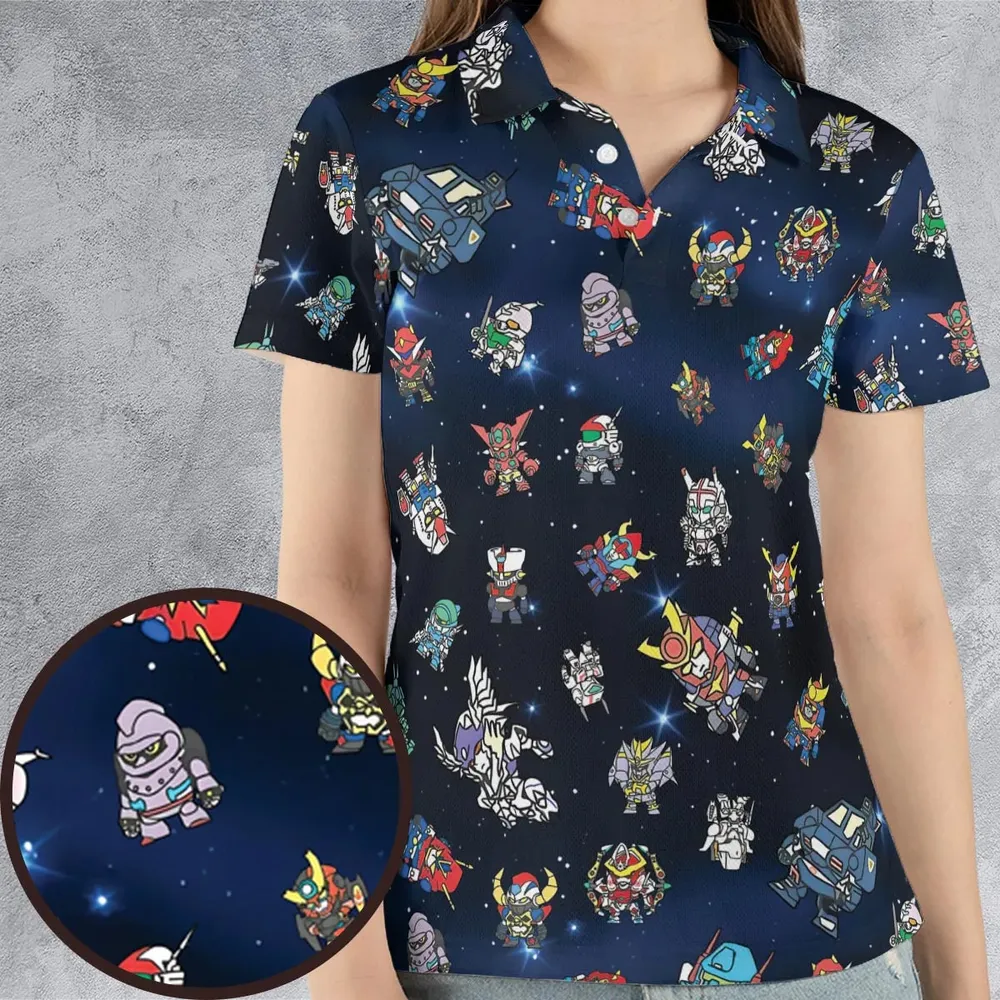 Shogun Warriors Toys AOP Men/Women Polo Shirt - 4