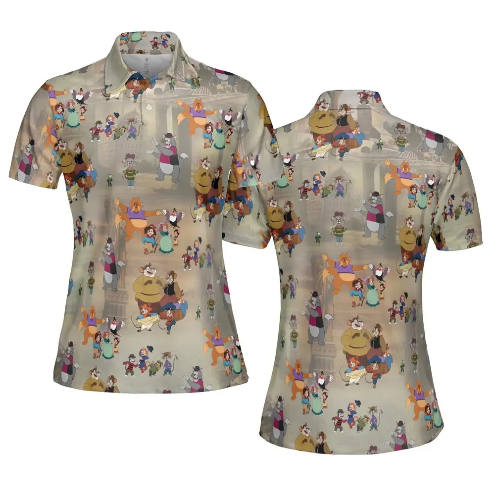Somewhere Out There An American Tail AOP Men/Women Polo Shirt - 5