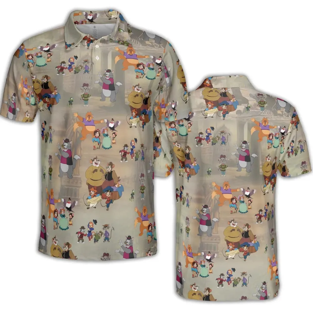 Somewhere Out There An American Tail AOP Men/Women Polo Shirt - 2
