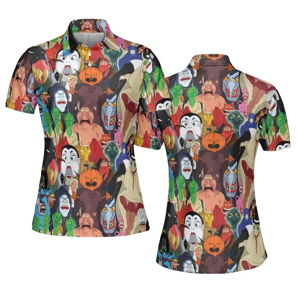 Ghostbusters Cartoons Villains AOP Men/Women Polo Shirt - 5